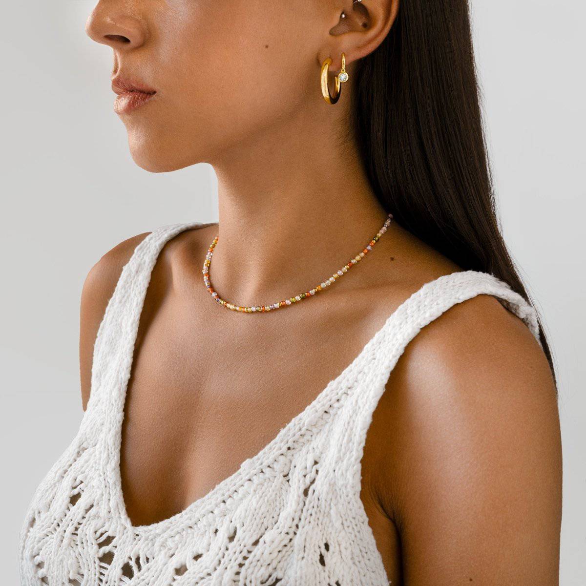 "Colored Balls" Necklace - Milas Jewels Shop