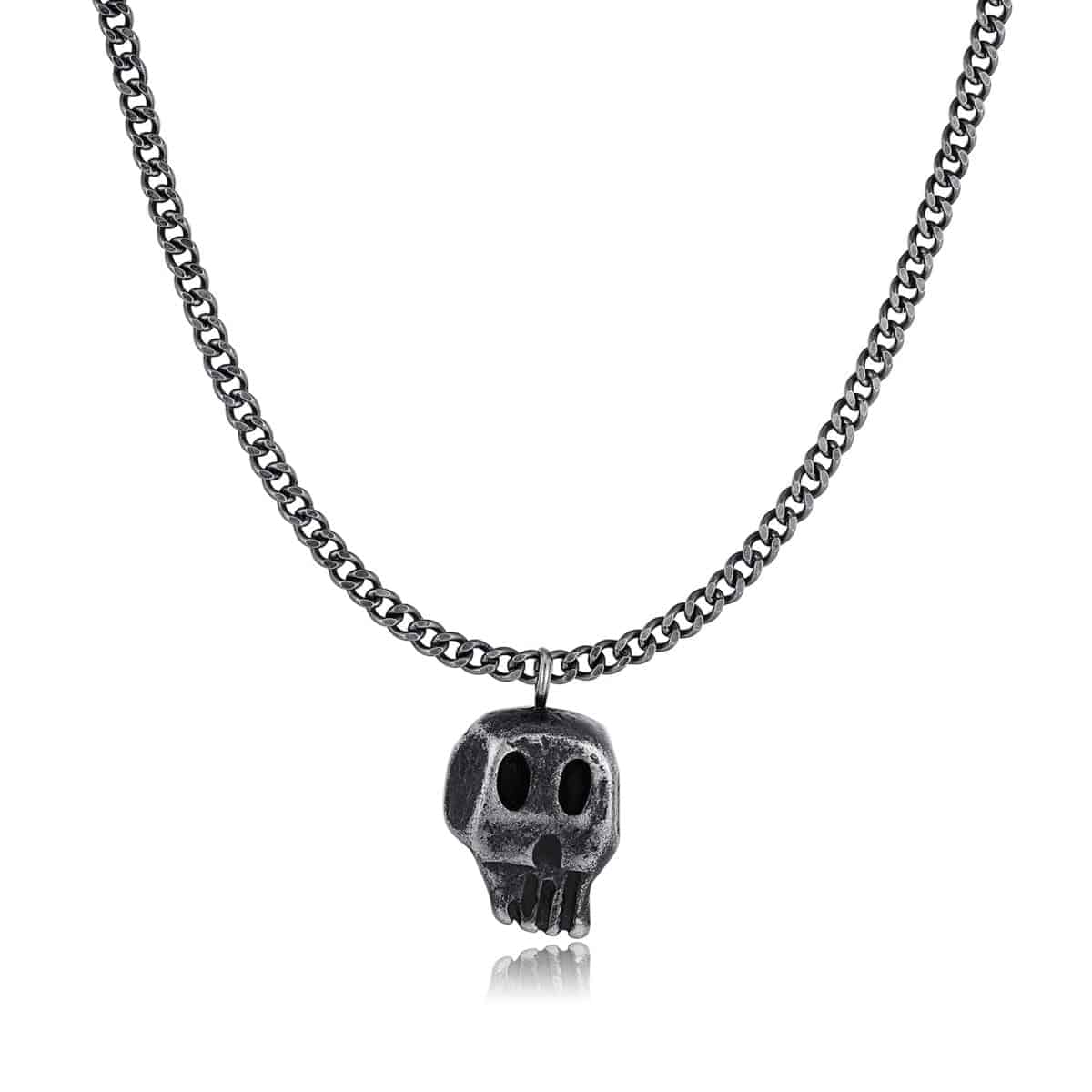 "Cranium" BRAVE Men's Necklace - Milas Jewels Shop