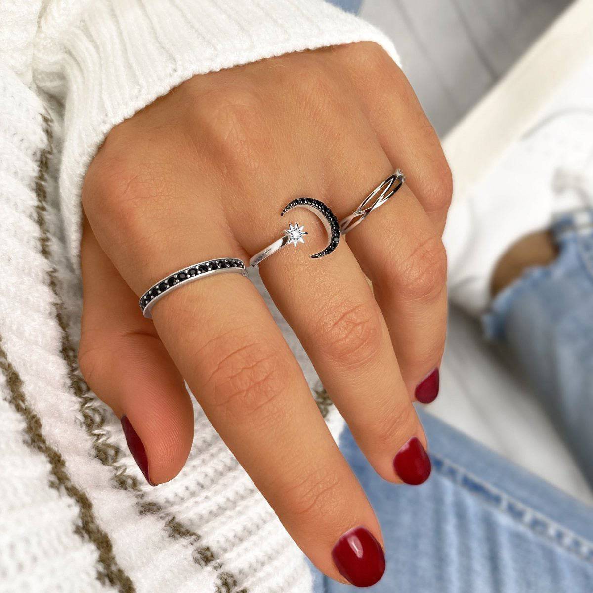 "Crescent Moon" Ring - Milas Jewels Shop