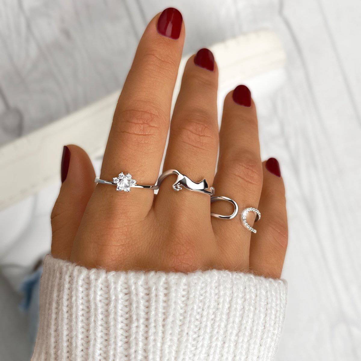 "Crochets" Ring - Milas Jewels Shop