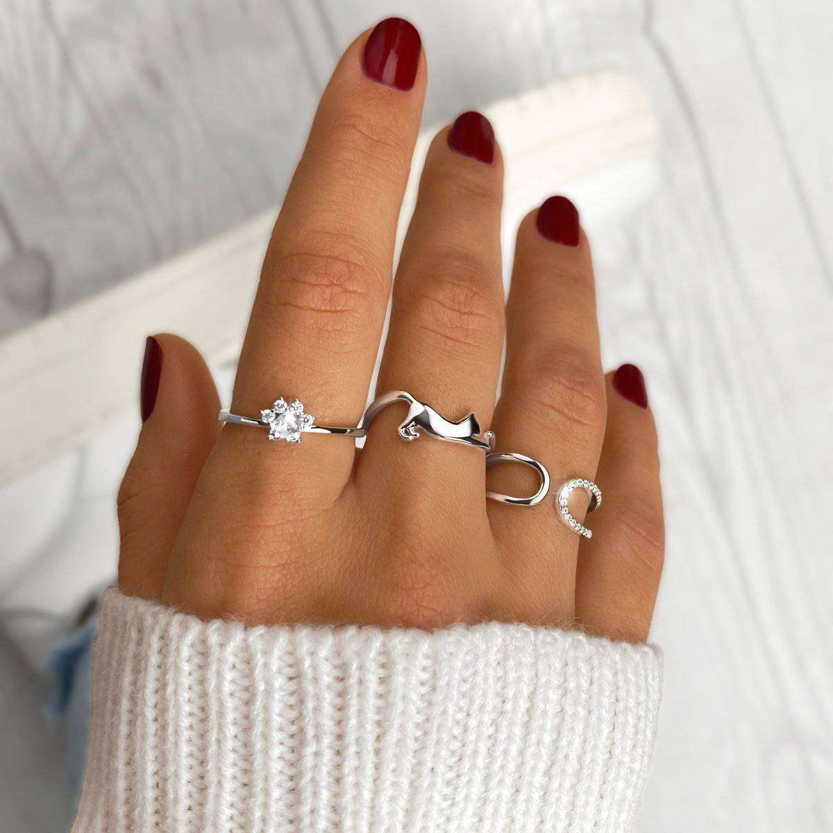 "Crochets" Ring - Milas Jewels Shop