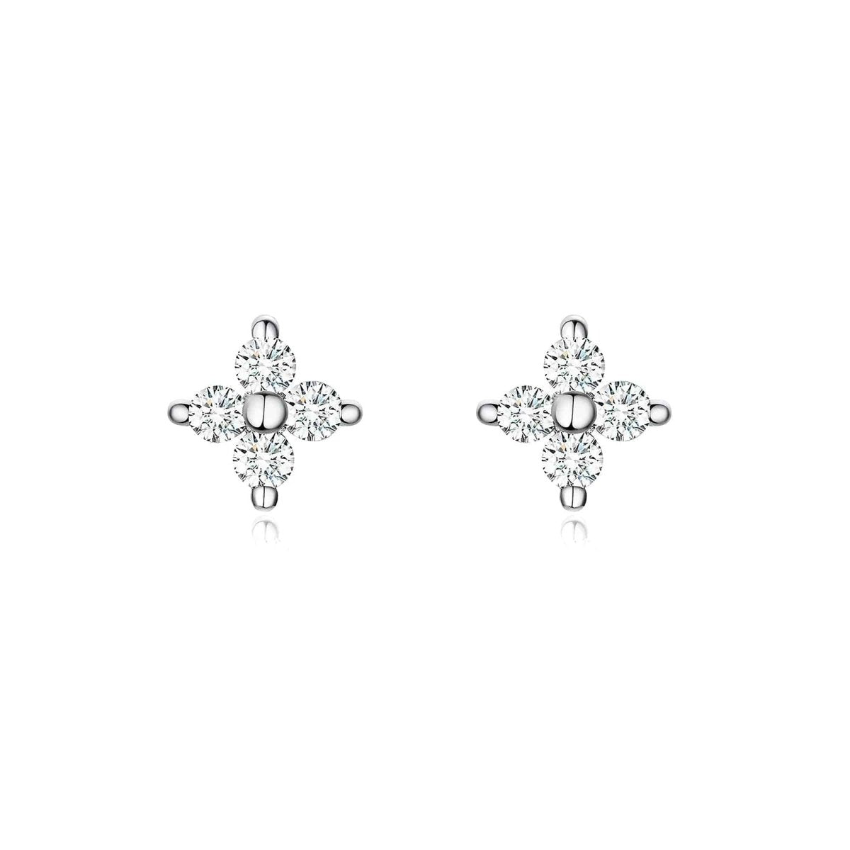 "Crystal Flower" Earrings - Milas Jewels Shop