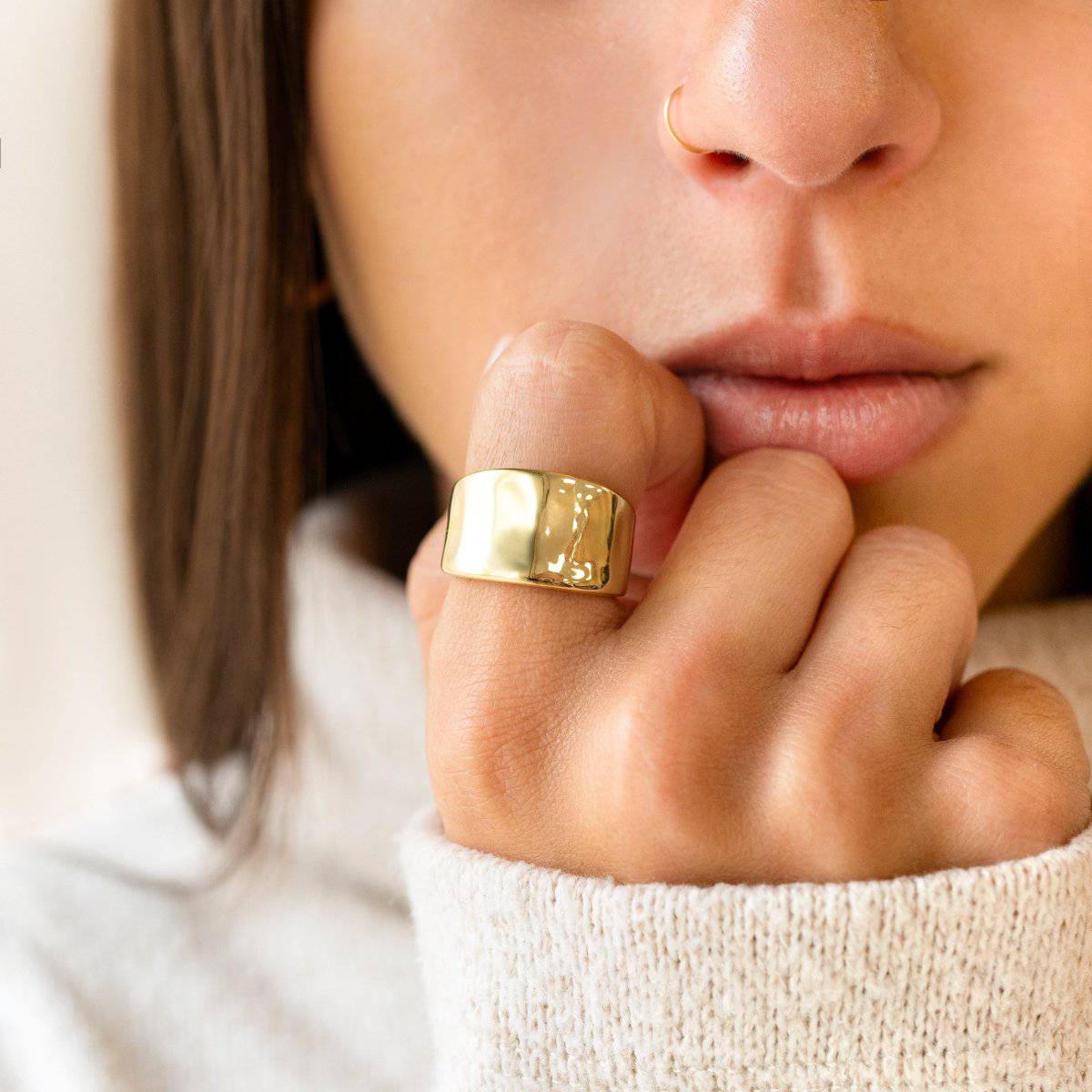 "Cylinder" Ring - Milas Jewels Shop