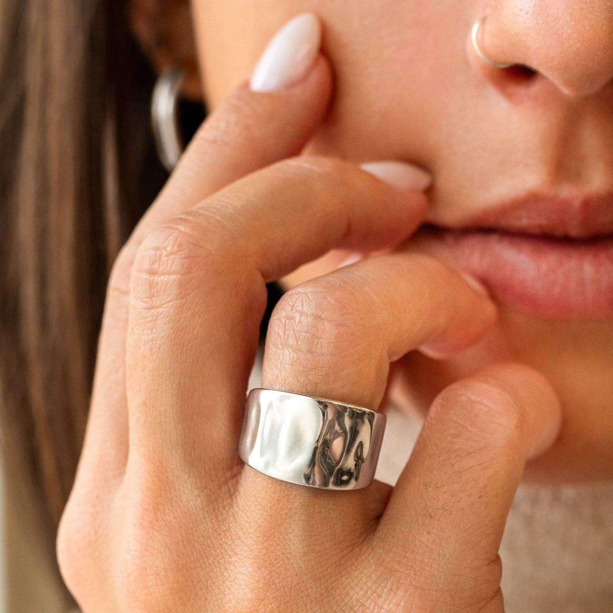 "Cylinder" Ring - Milas Jewels Shop