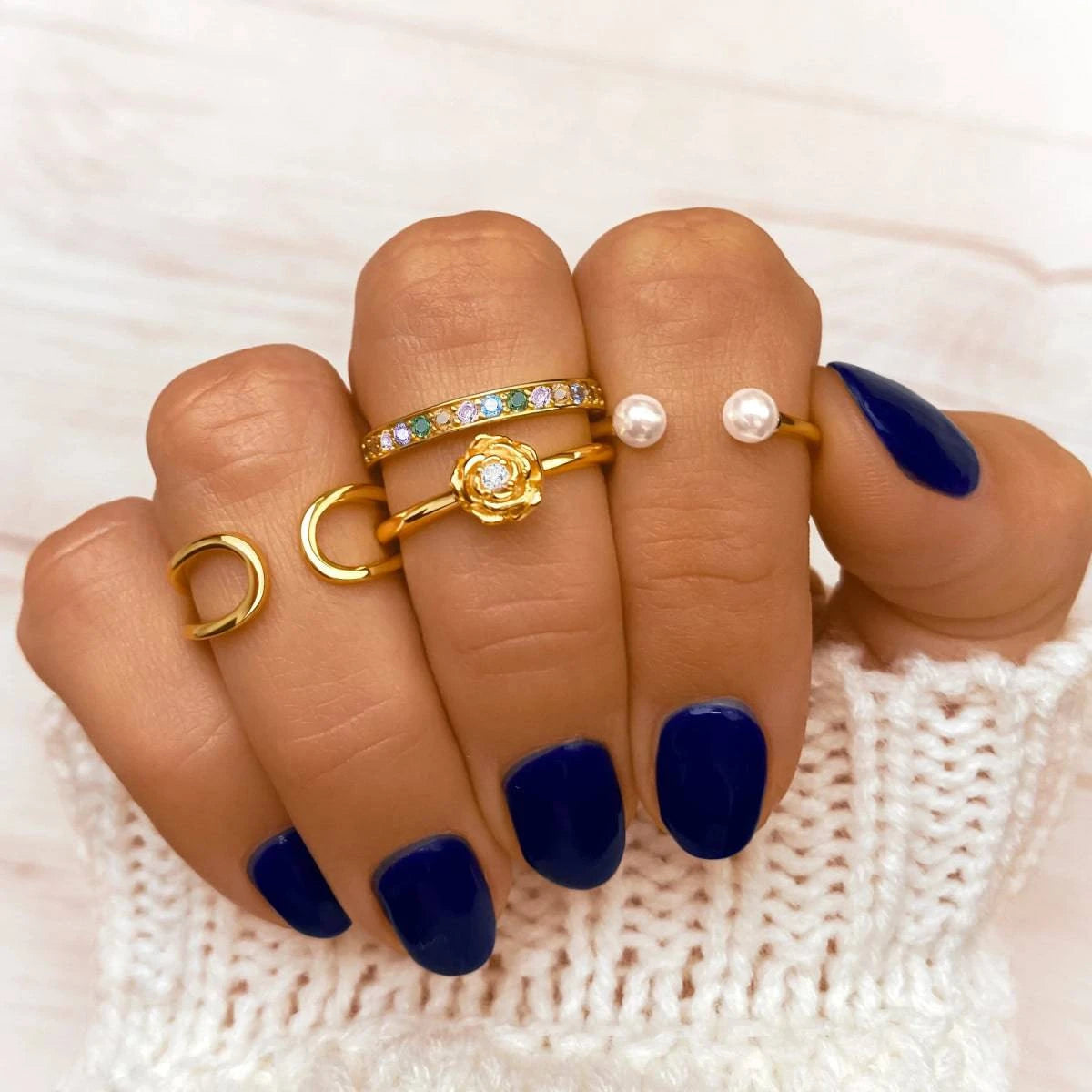 "Double Pearl" Ring - Milas Jewels Shop