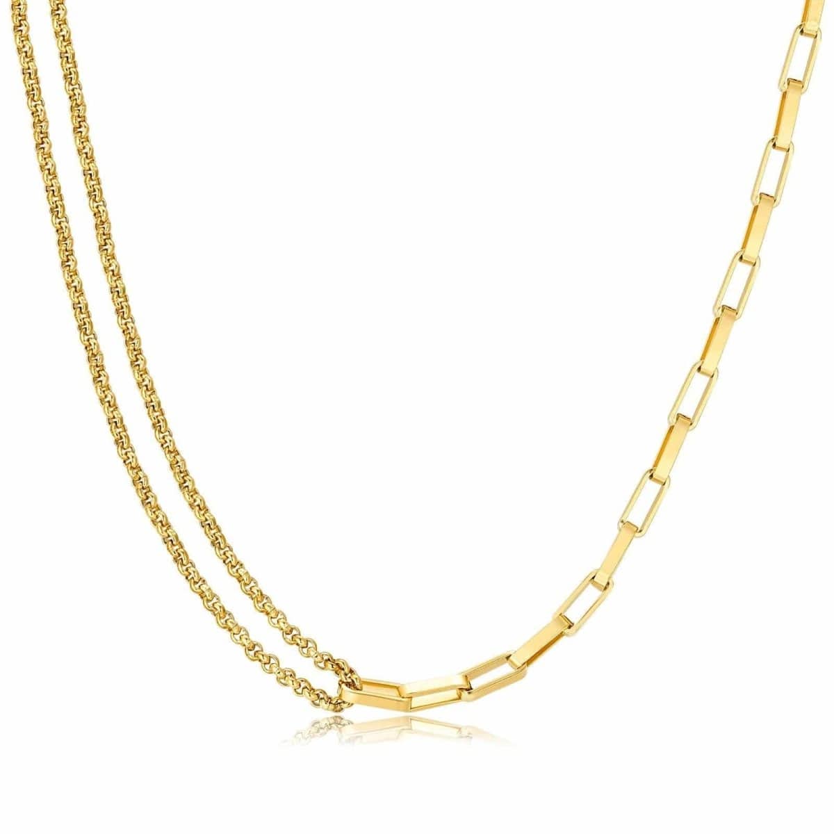 "Dual Design" Necklace - Milas Jewels Shop