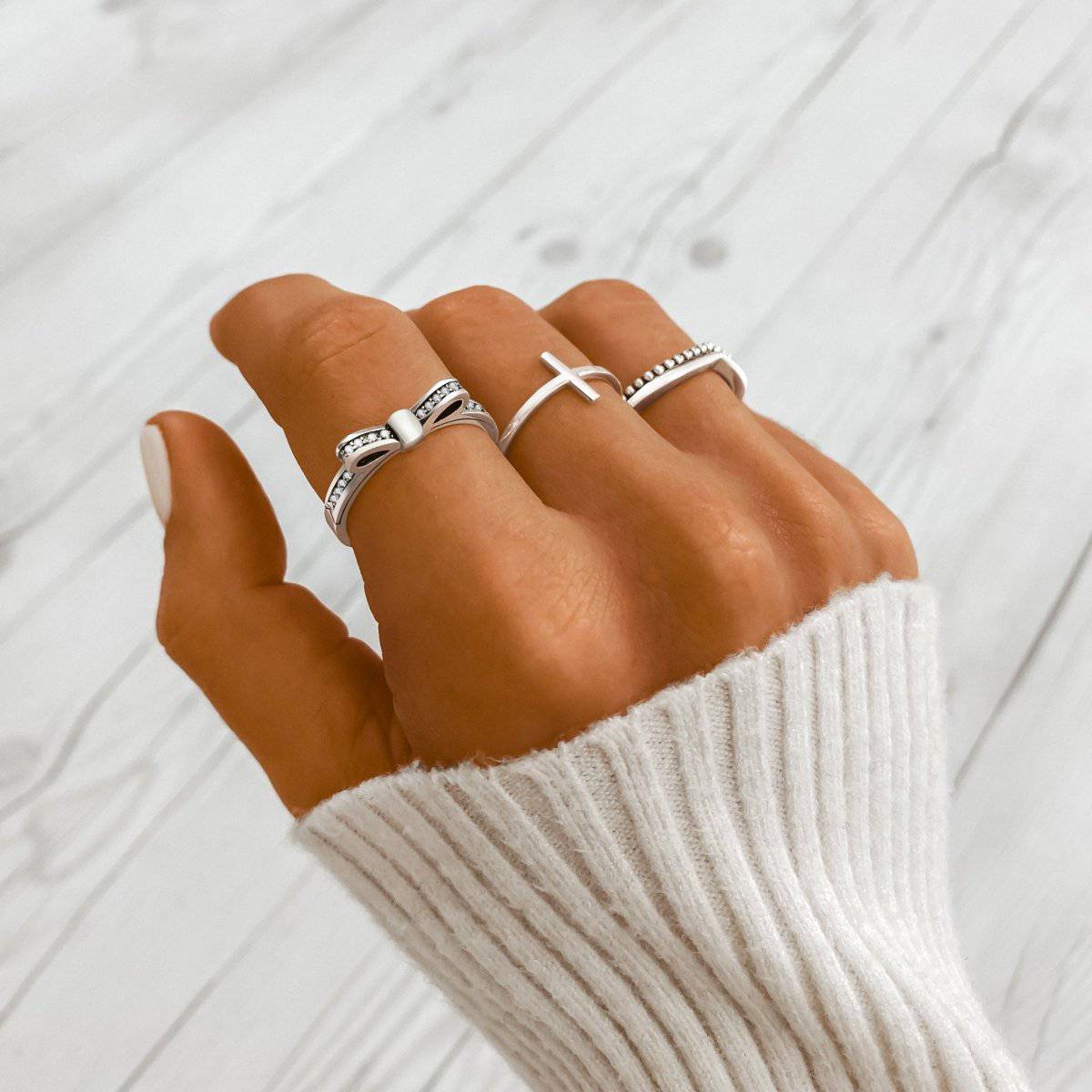 "Elegant Bow" Ring - Milas Jewels Shop