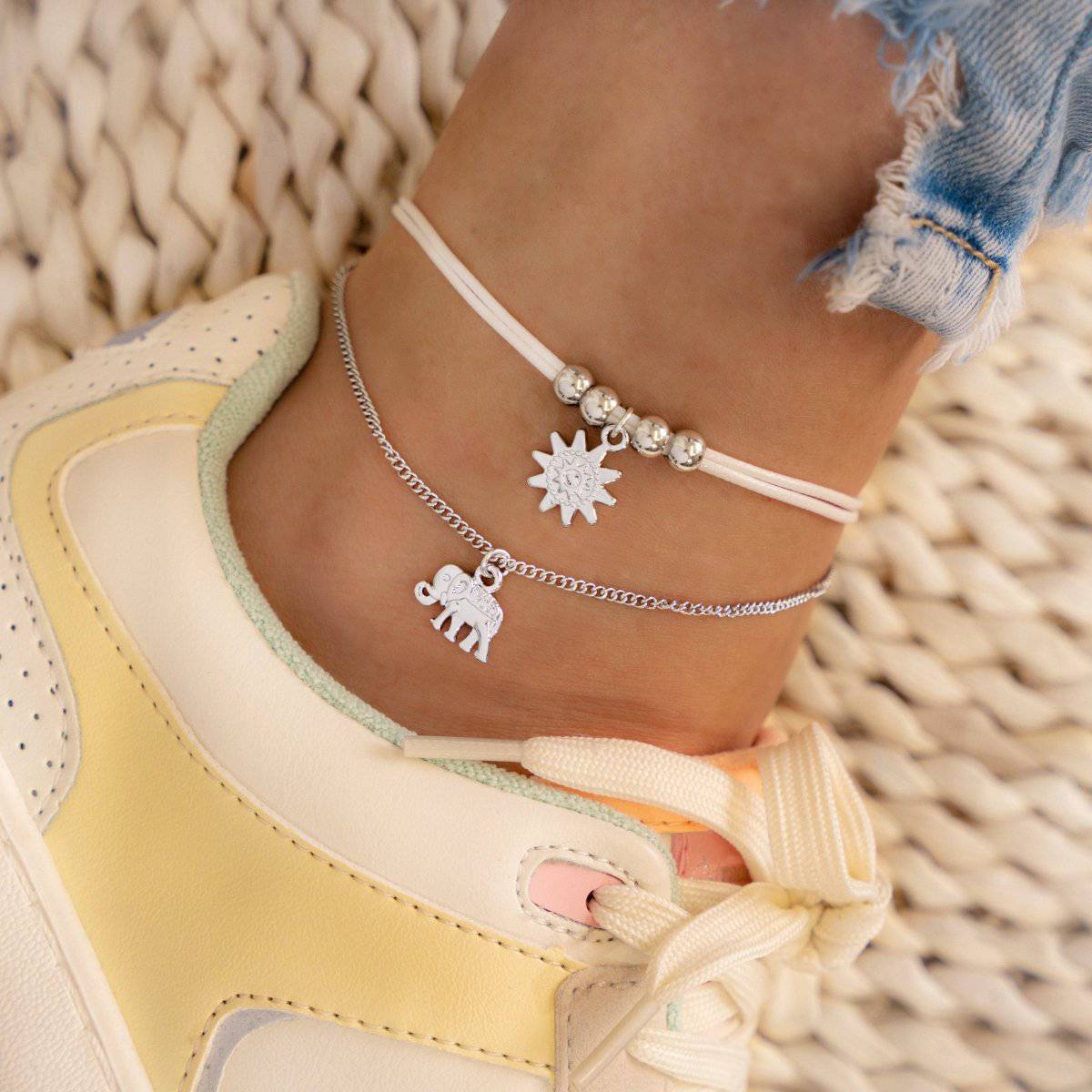 "Elephant-Sun" Anklet - Milas Jewels Shop