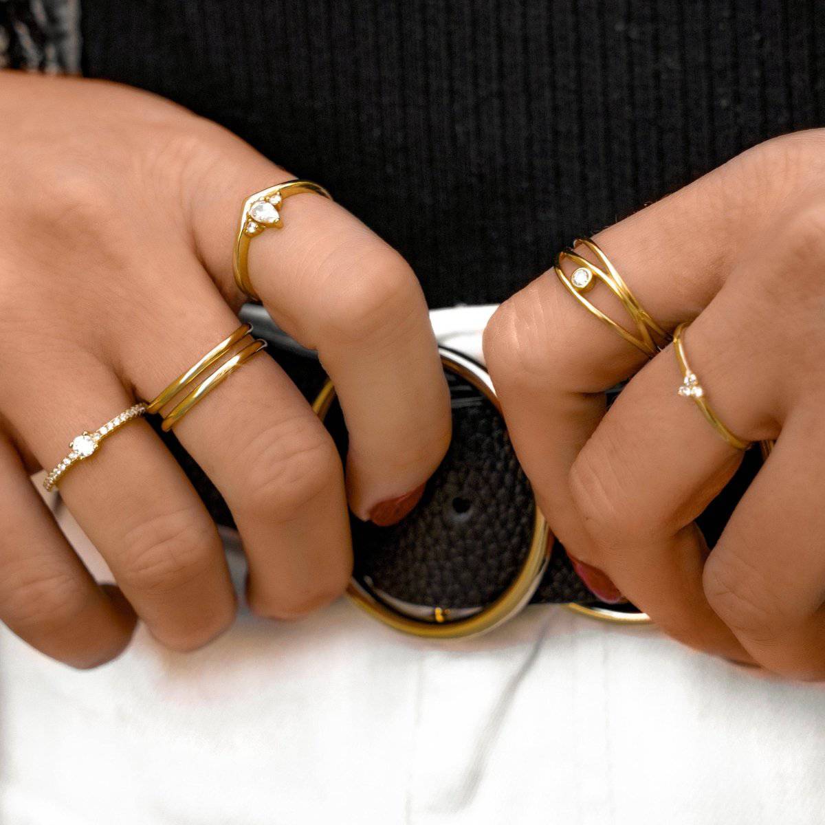 "Elliptic" Ring - Milas Jewels Shop
