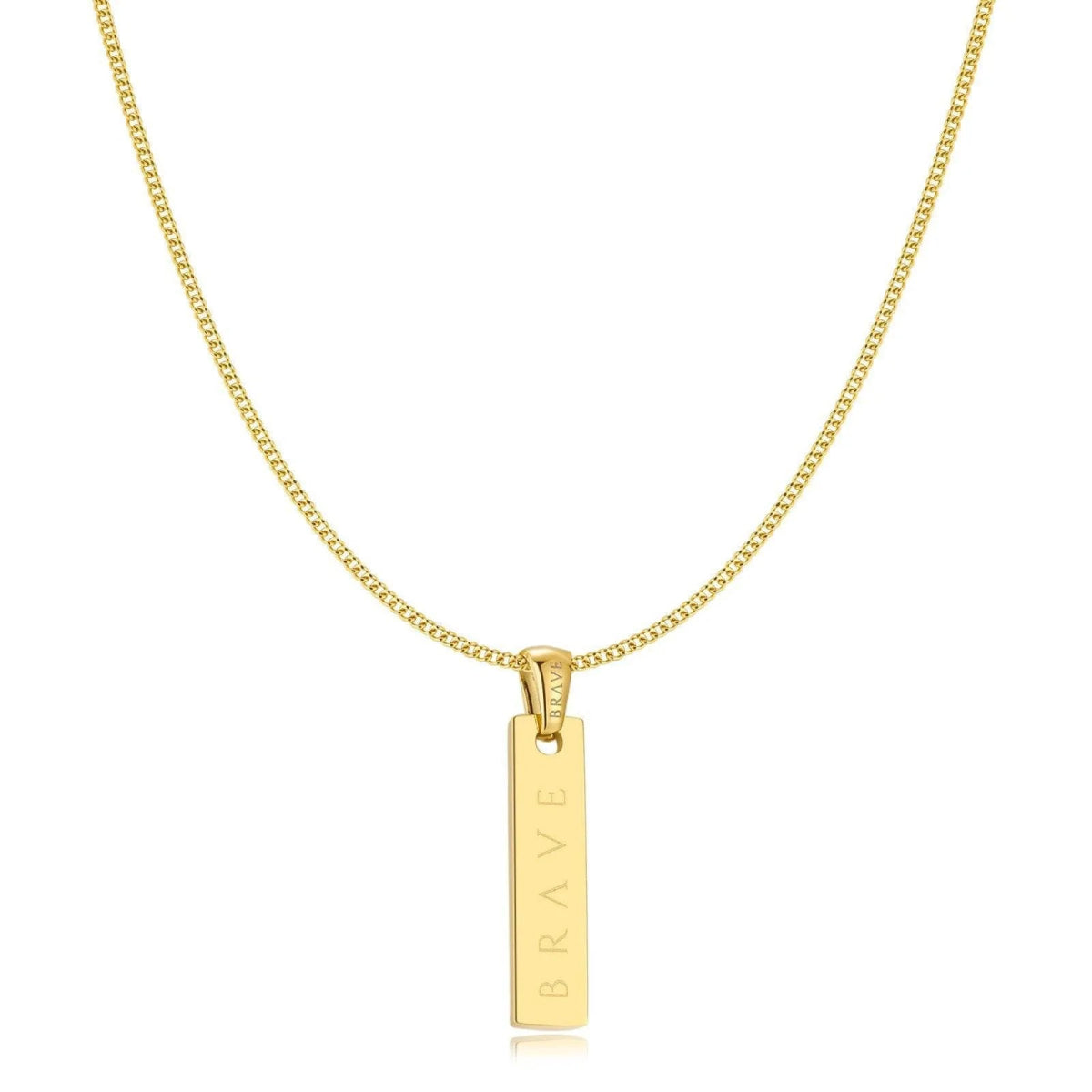 "Empower Balance" BRAVE Men's Necklace - Milas Jewels Shop