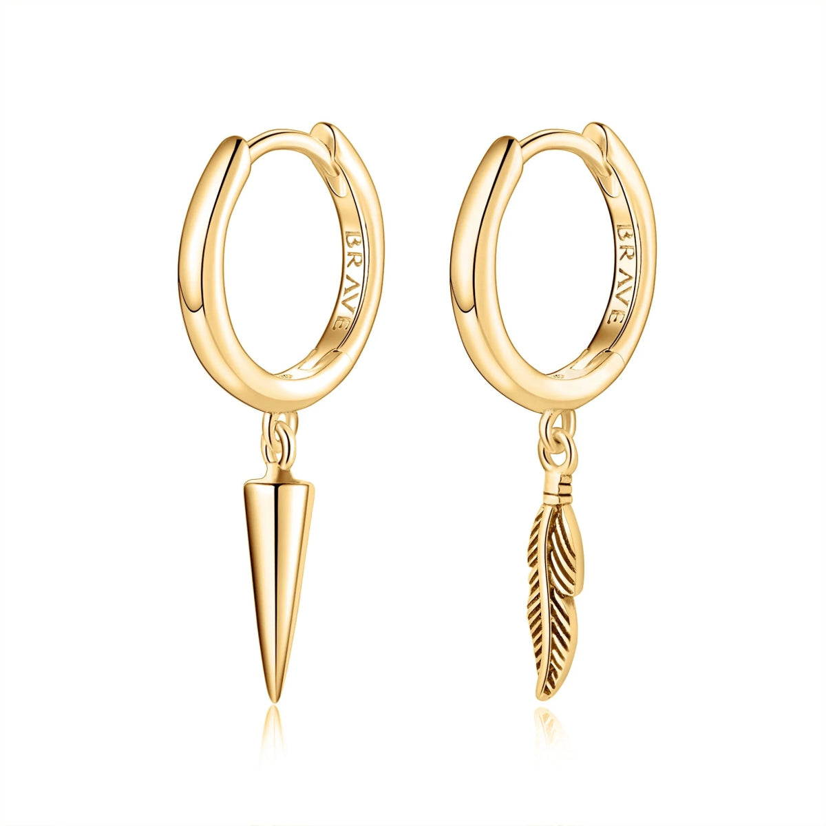 "Erratic" BRAVE Men's Earrings - Milas Jewels Shop