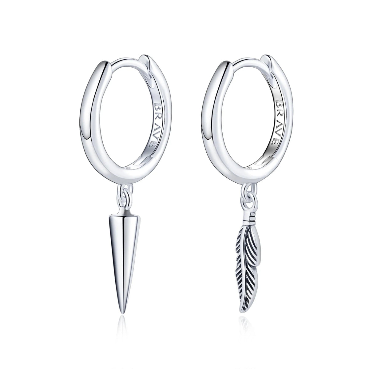 "Erratic" BRAVE Men's Earrings - Milas Jewels Shop