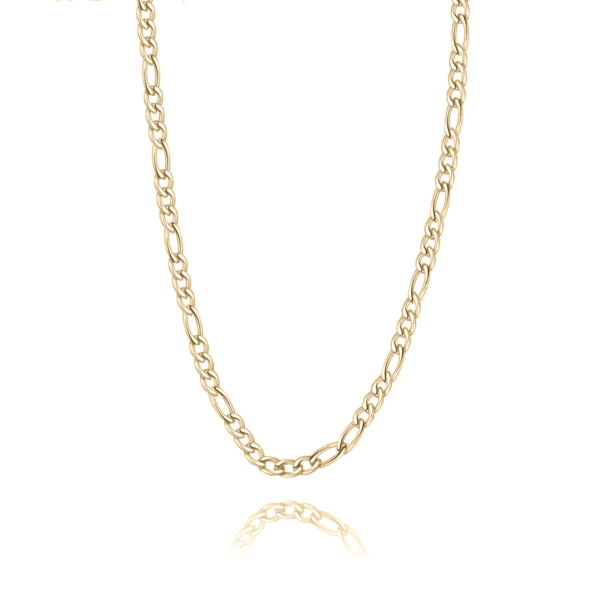"Figaro Double" Chain Necklace - Milas Jewels Shop