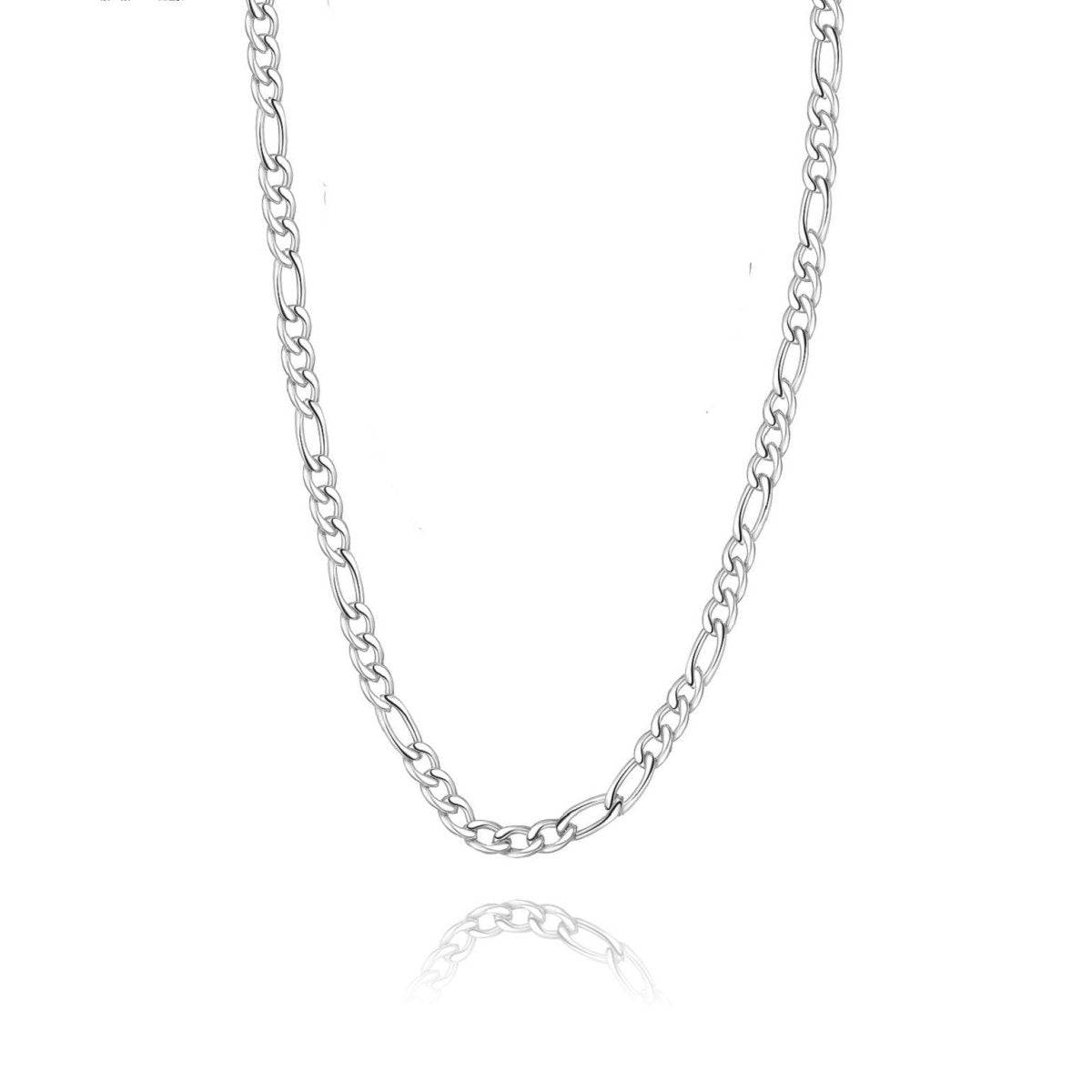 "Figaro Double" Chain Necklace - Milas Jewels Shop