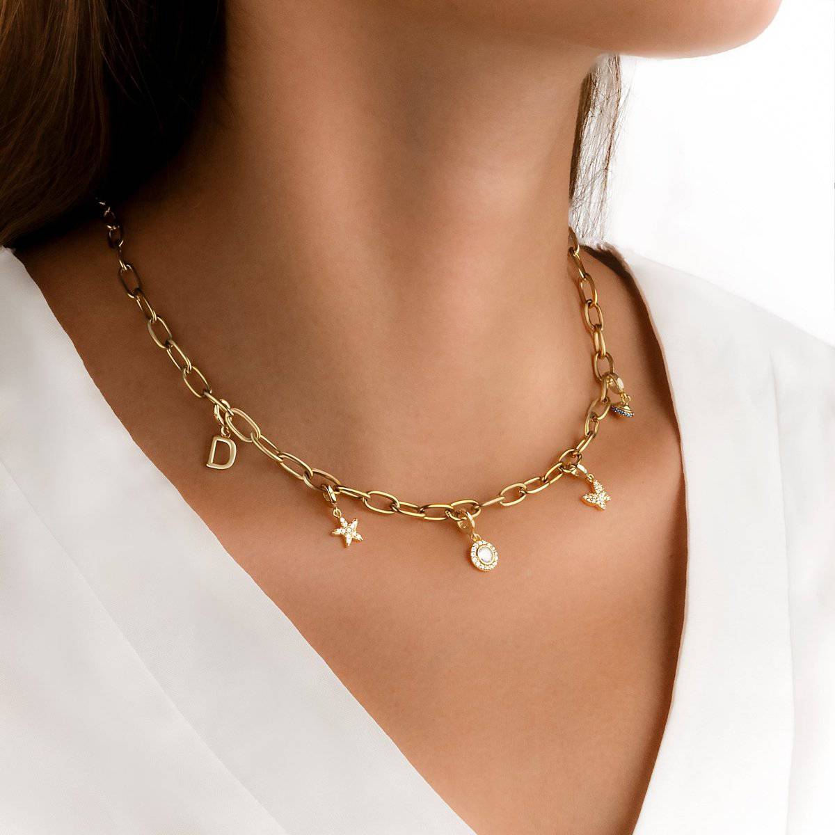 "First Letter" Charm - Milas Jewels Shop