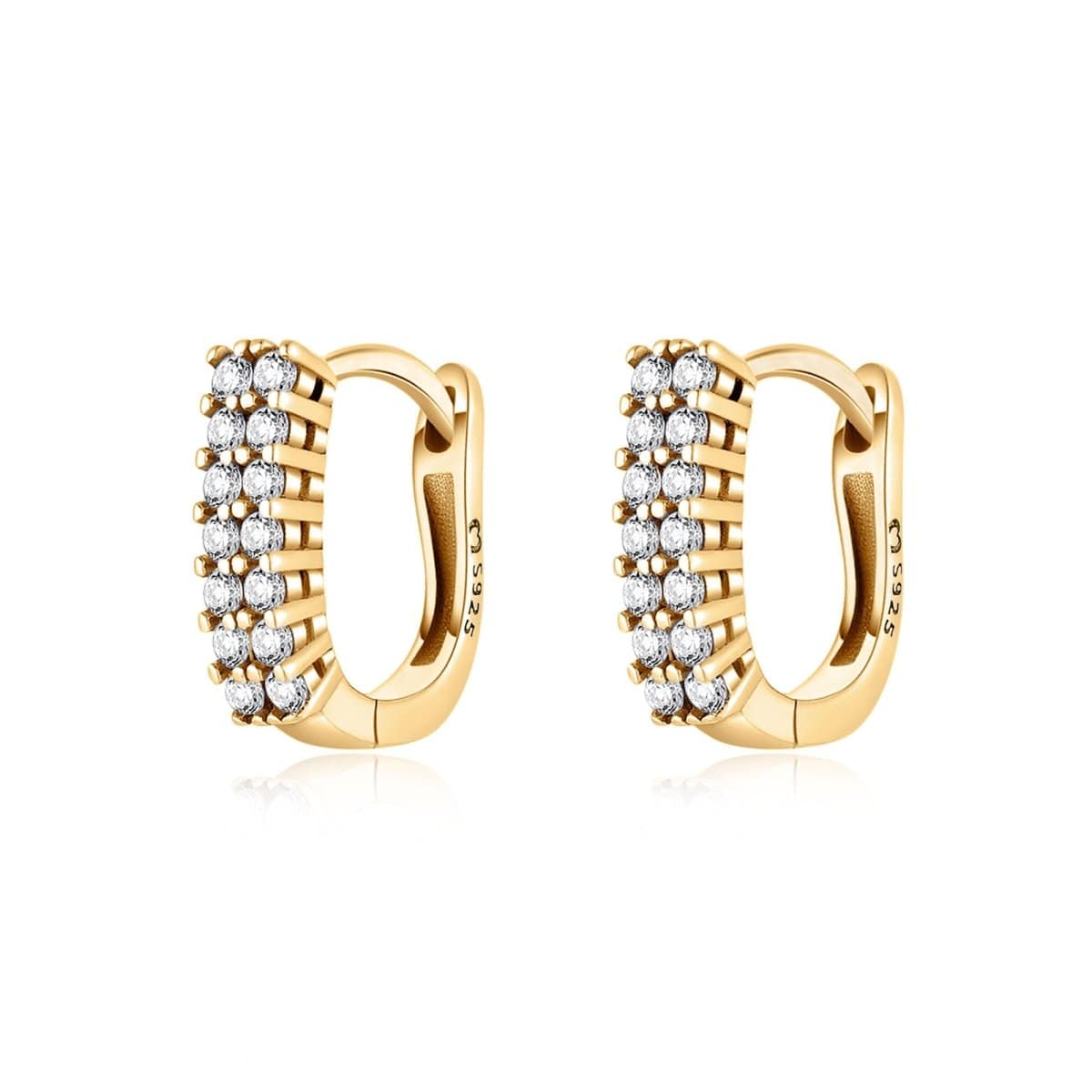 "Full Diamonds" Earrings - Milas Jewels Shop