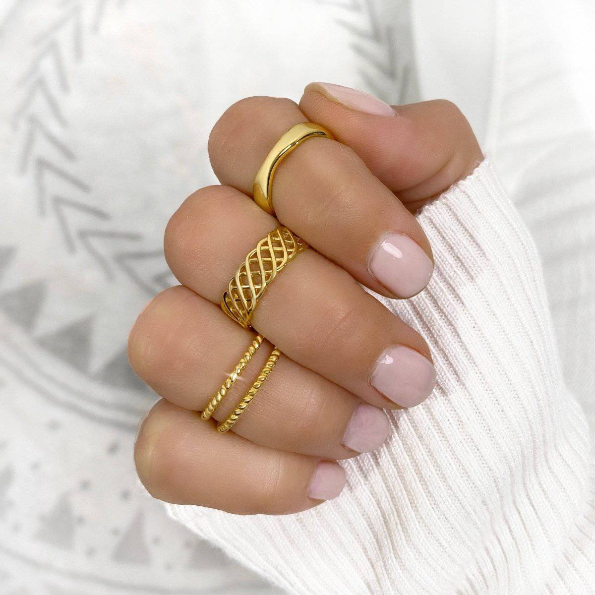 "Hollow" Ring - Milas Jewels Shop