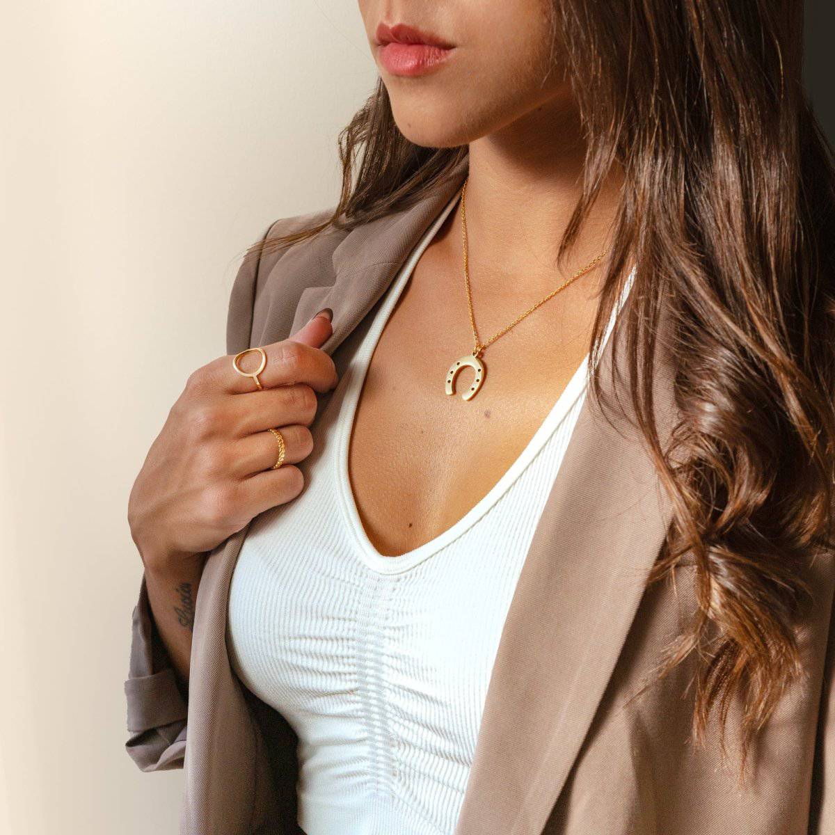 "Horseshoe" Necklace - Milas Jewels Shop