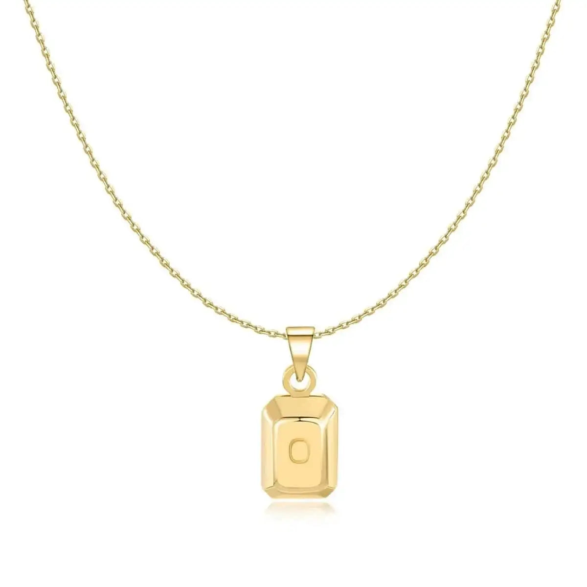 "Ingot Initials" Necklace - Milas Jewels Shop