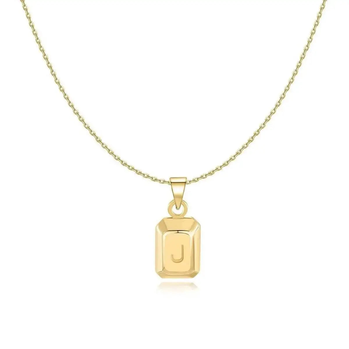 "Ingot Initials" Necklace - Milas Jewels Shop