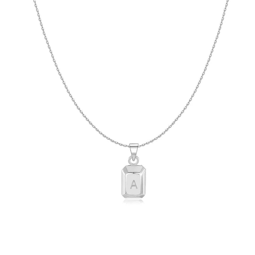"Ingot Initials" Necklace - Milas Jewels Shop