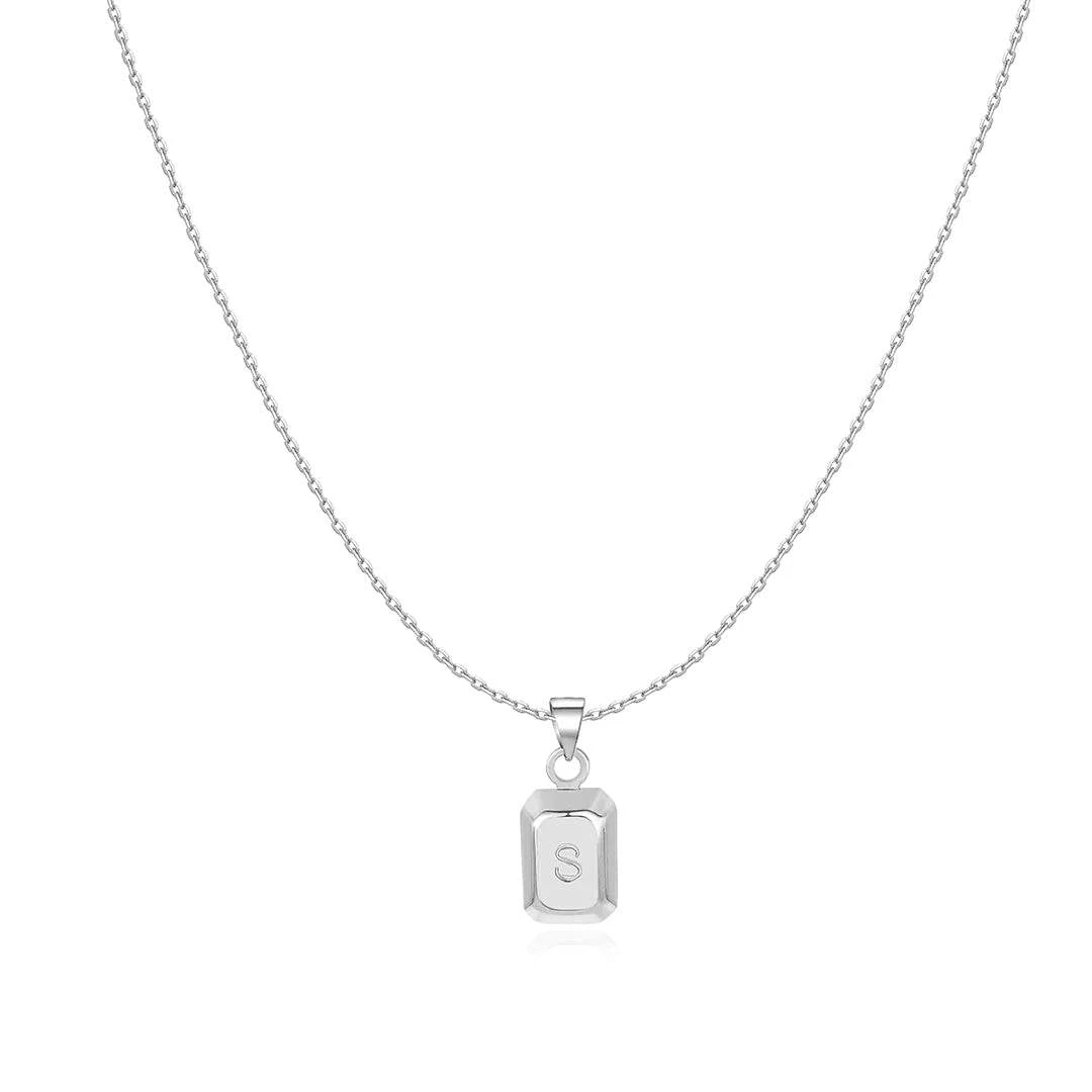 "Ingot Initials" Necklace - Milas Jewels Shop