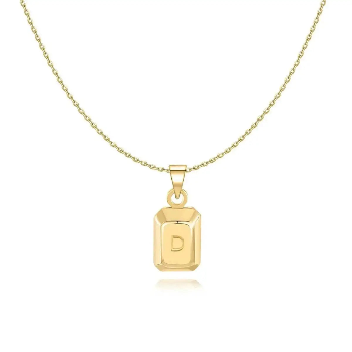"Ingot Initials" Necklace - Milas Jewels Shop