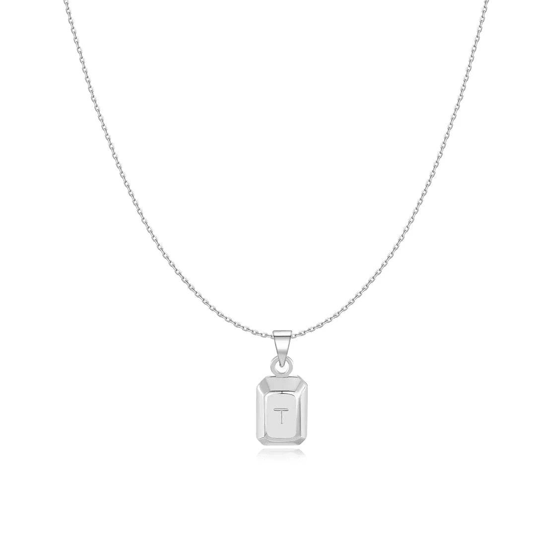 "Ingot Initials" Necklace - Milas Jewels Shop