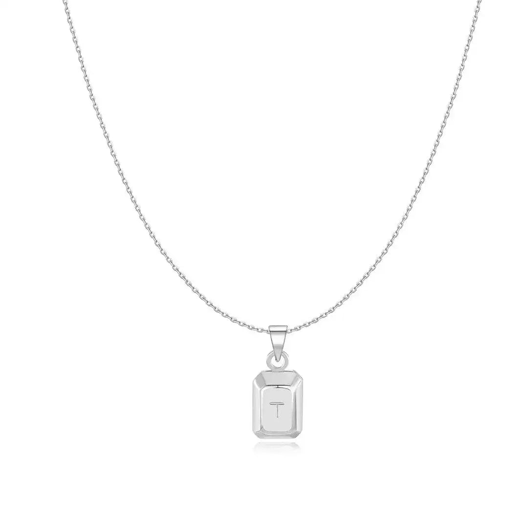 "Ingot Initials" Necklace - Milas Jewels Shop