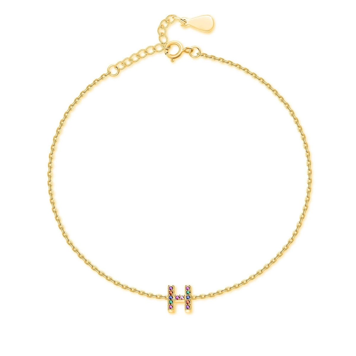 "Initial" Anklet - Milas Jewels Shop
