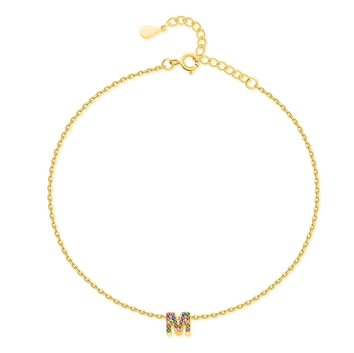 "Initial" Anklet - Milas Jewels Shop