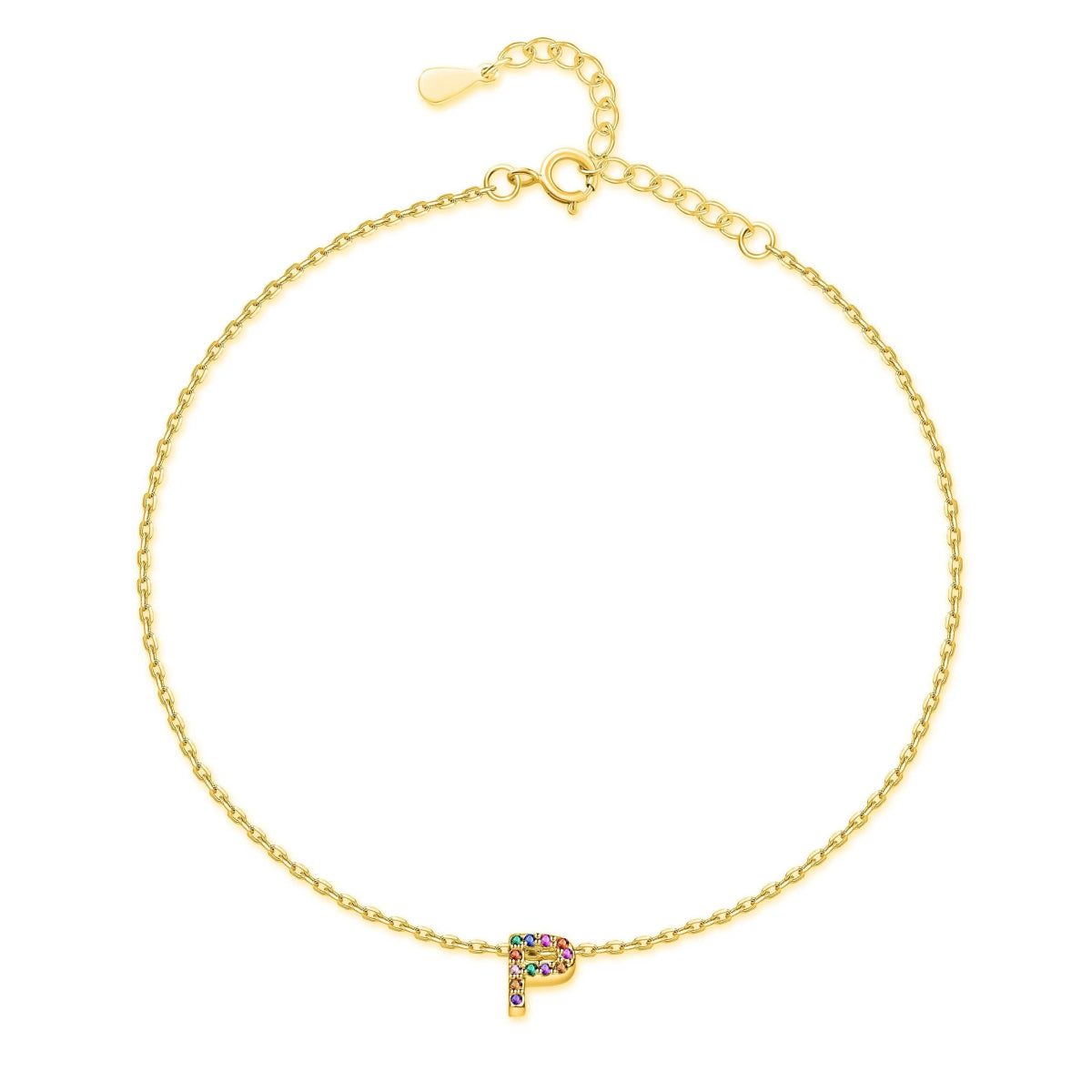 "Initial" Anklet - Milas Jewels Shop