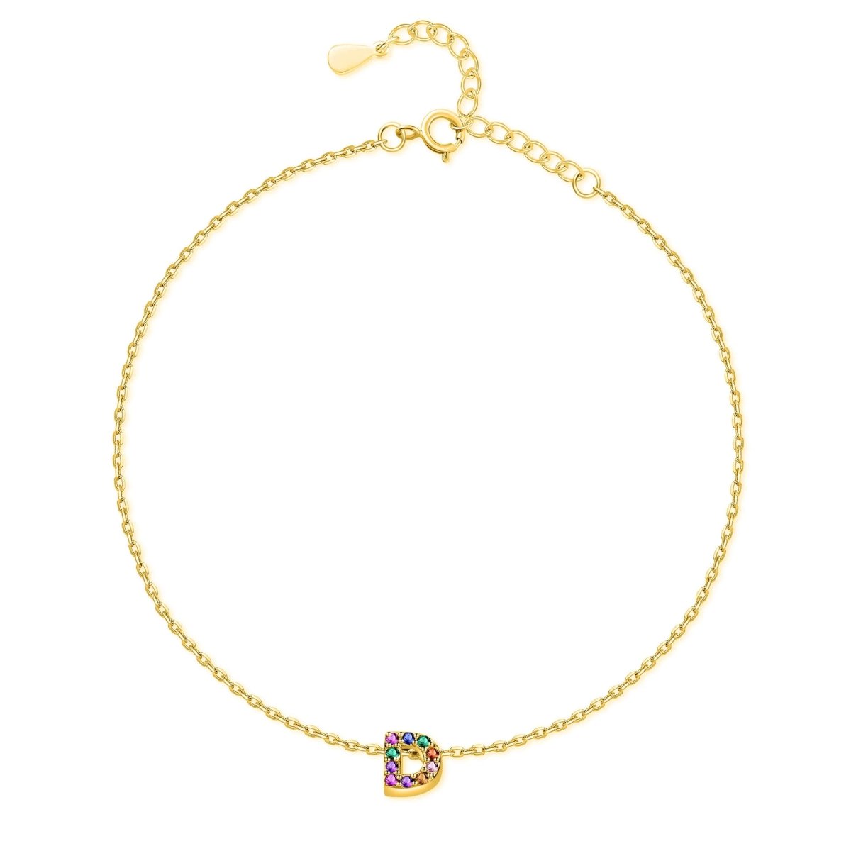"Initial" Anklet - Milas Jewels Shop