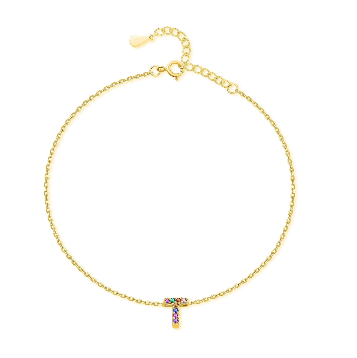 "Initial" Anklet - Milas Jewels Shop