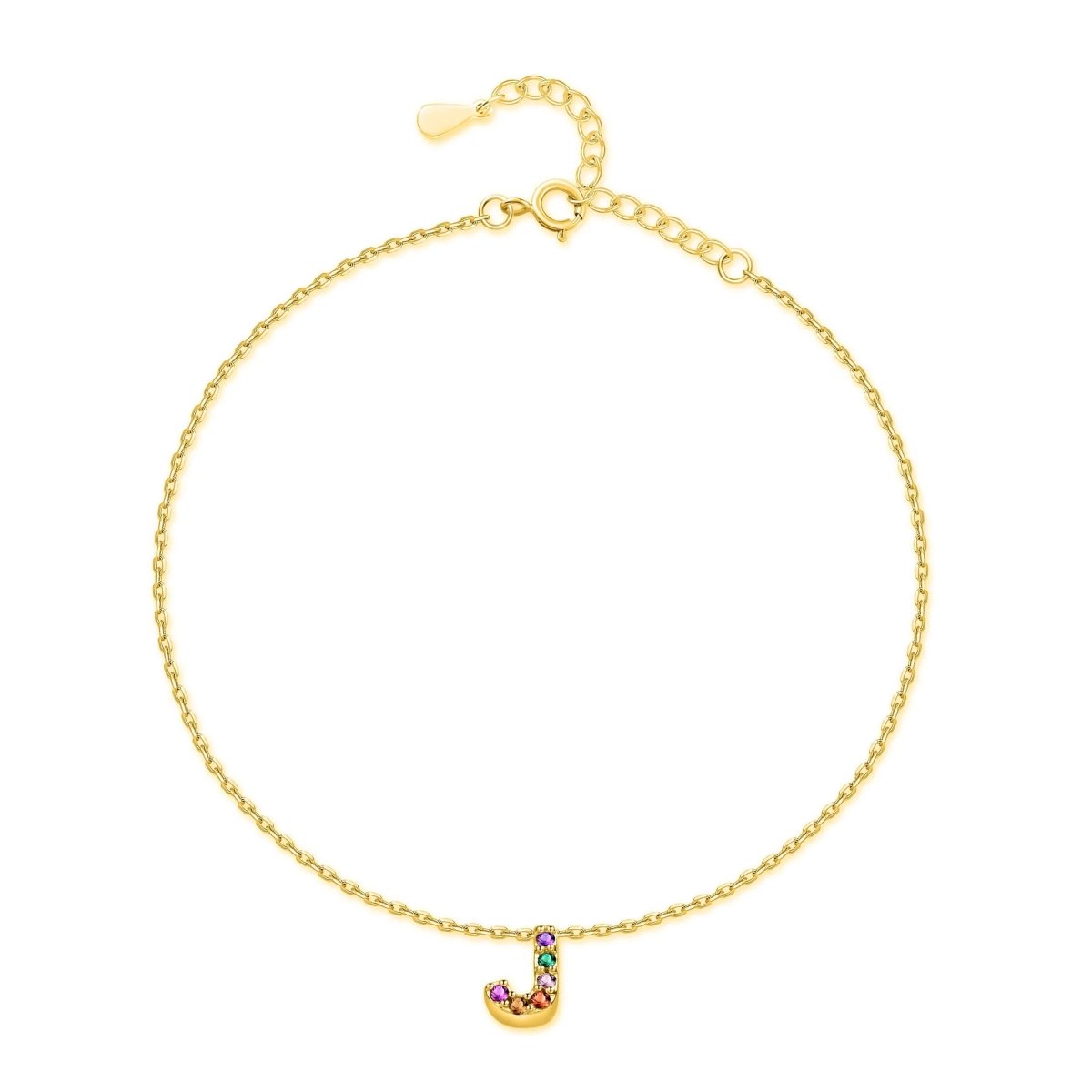 "Initial" Anklet - Milas Jewels Shop