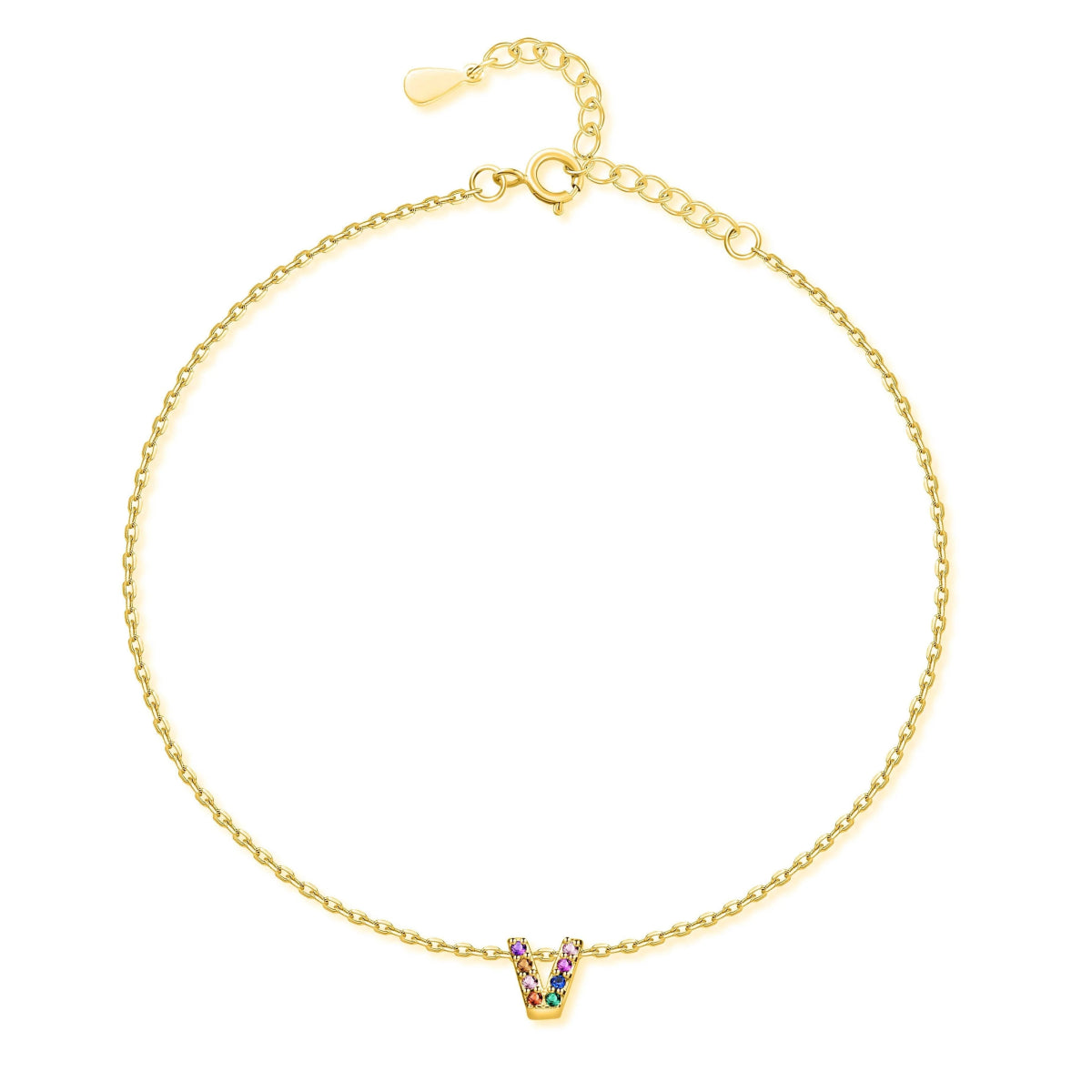 "Initial" Anklet - Milas Jewels Shop