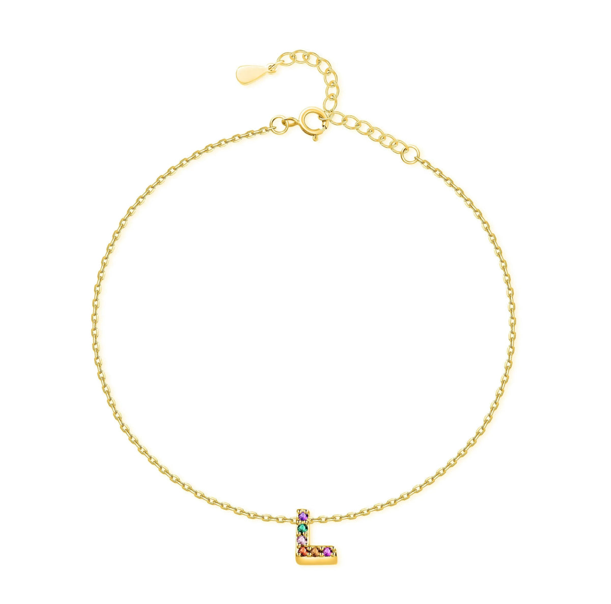 "Initial" Anklet - Milas Jewels Shop