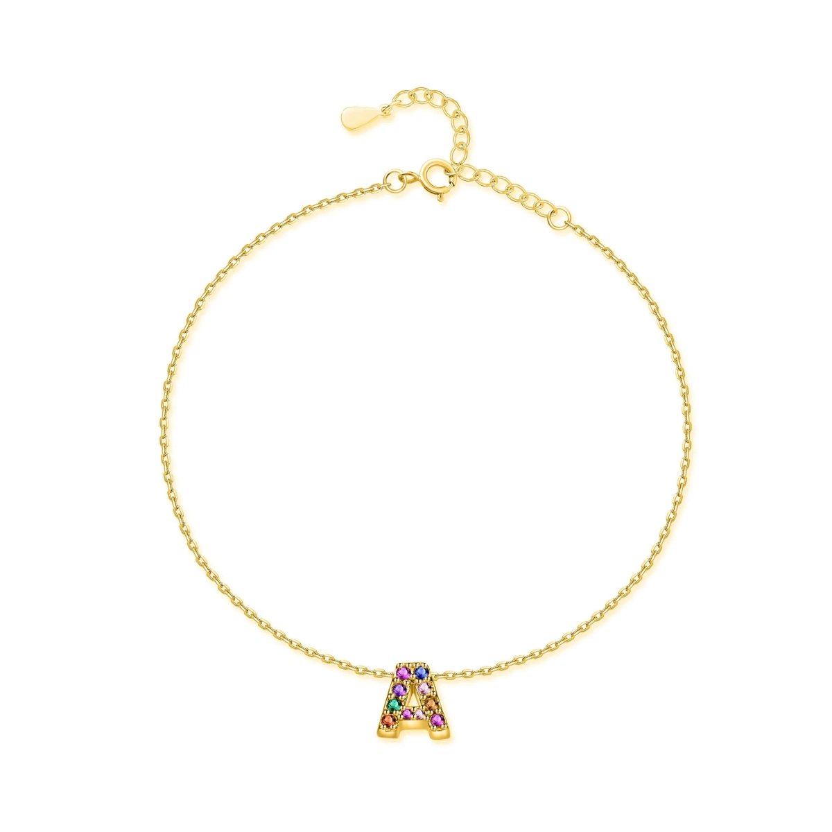 "Initial" Anklet - Milas Jewels Shop