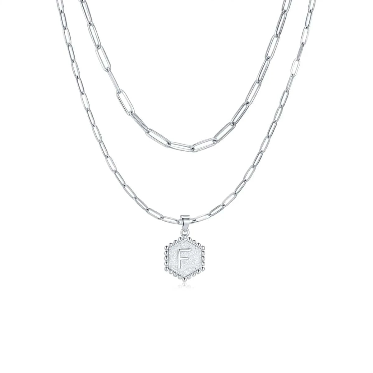 "Initial Chains" Necklace - Milas Jewels Shop