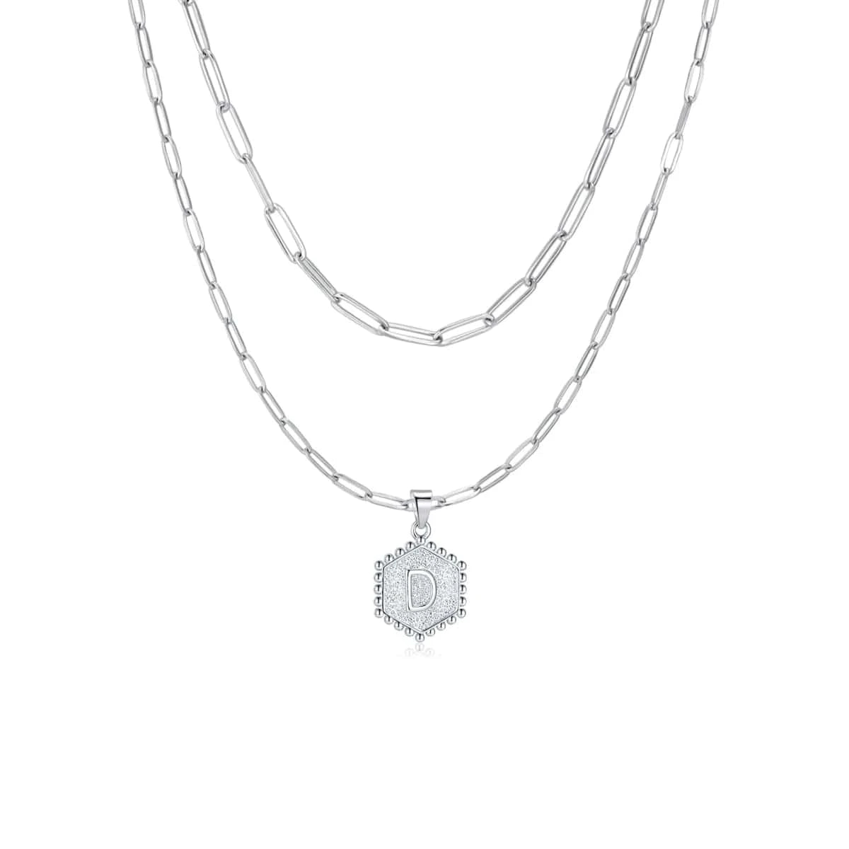 "Initial Chains" Necklace - Milas Jewels Shop