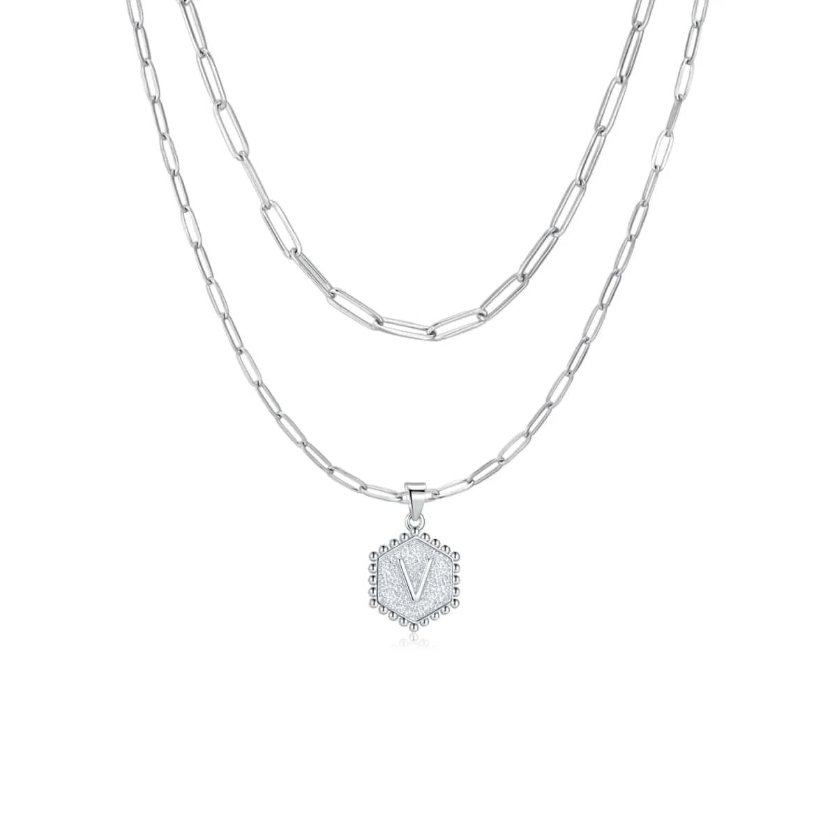 "Initial Chains" Necklace - Milas Jewels Shop