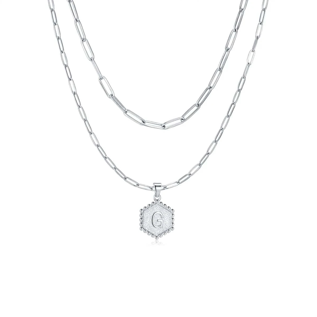 "Initial Chains" Necklace - Milas Jewels Shop