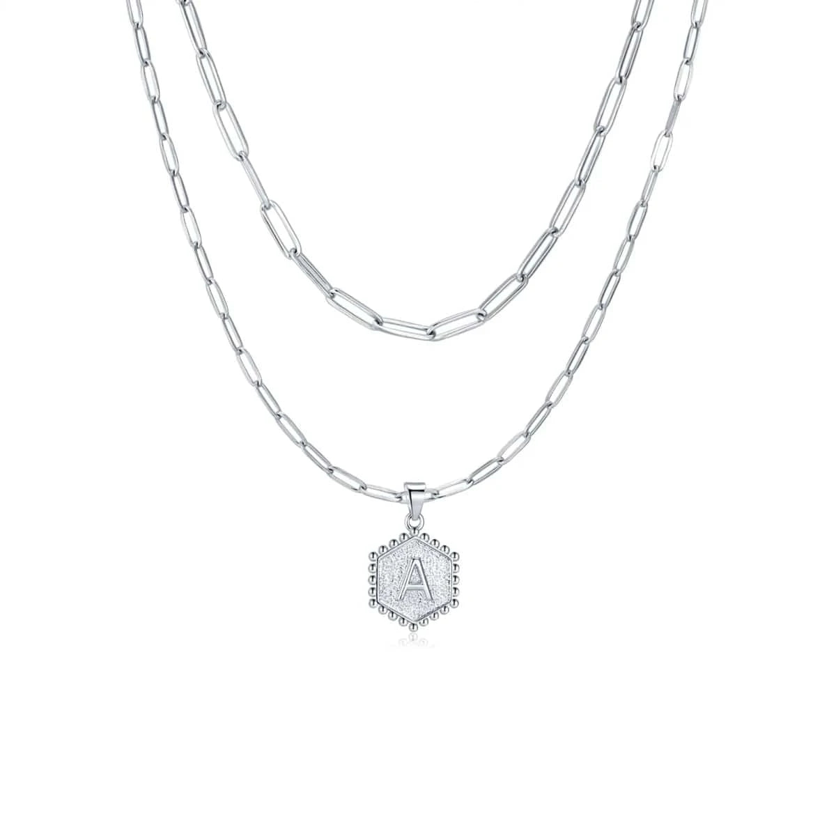 "Initial Chains" Necklace - Milas Jewels Shop