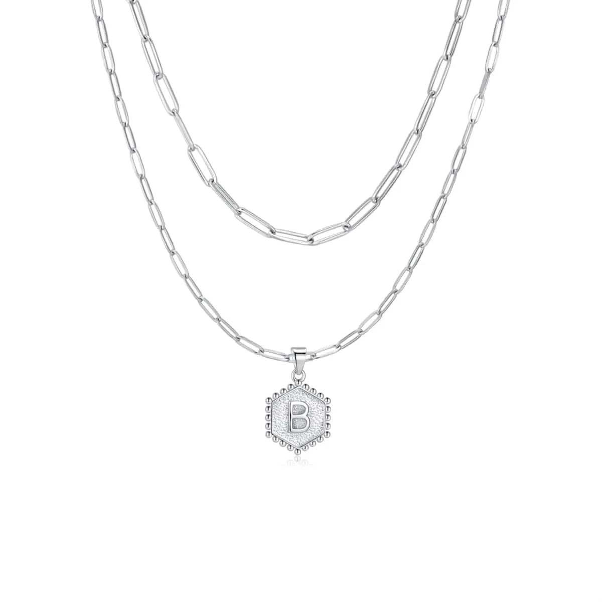 "Initial Chains" Necklace - Milas Jewels Shop