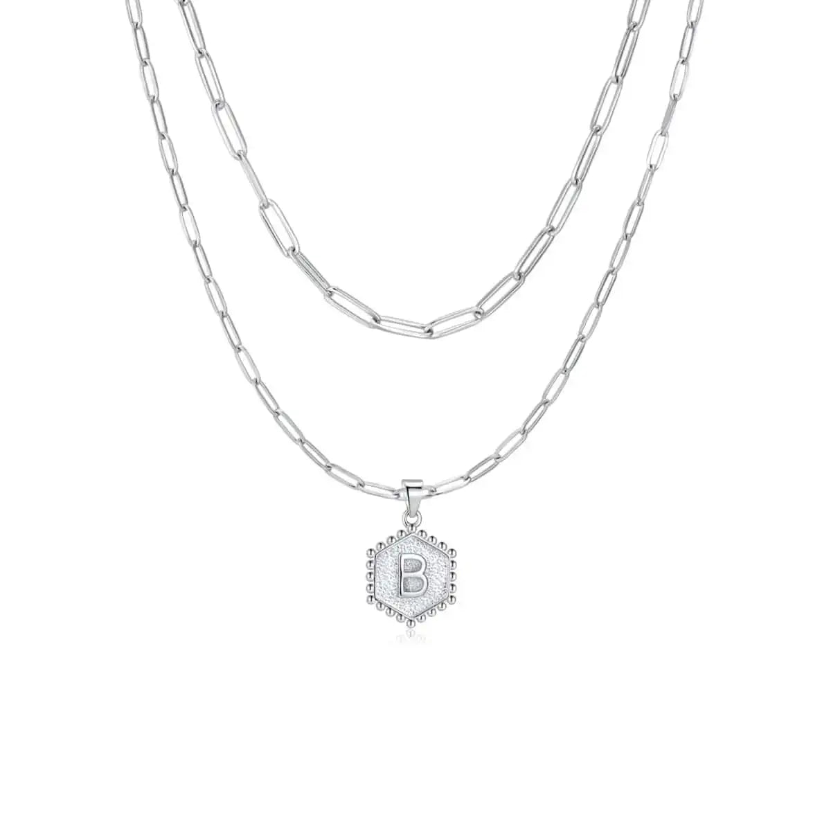 "Initial Chains" Necklace - Milas Jewels Shop