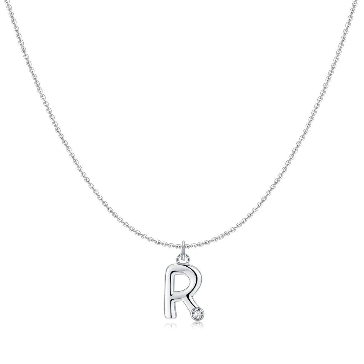 "Initial Glitter" Necklace - Milas Jewels Shop