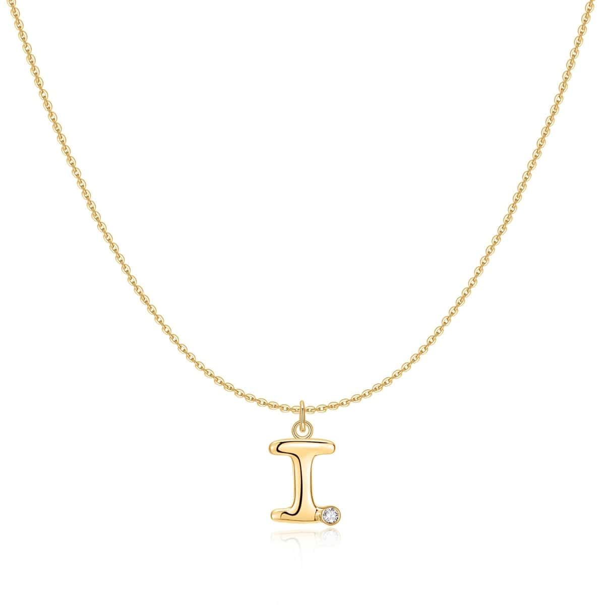 "Initial Glitter" Necklace - Milas Jewels Shop