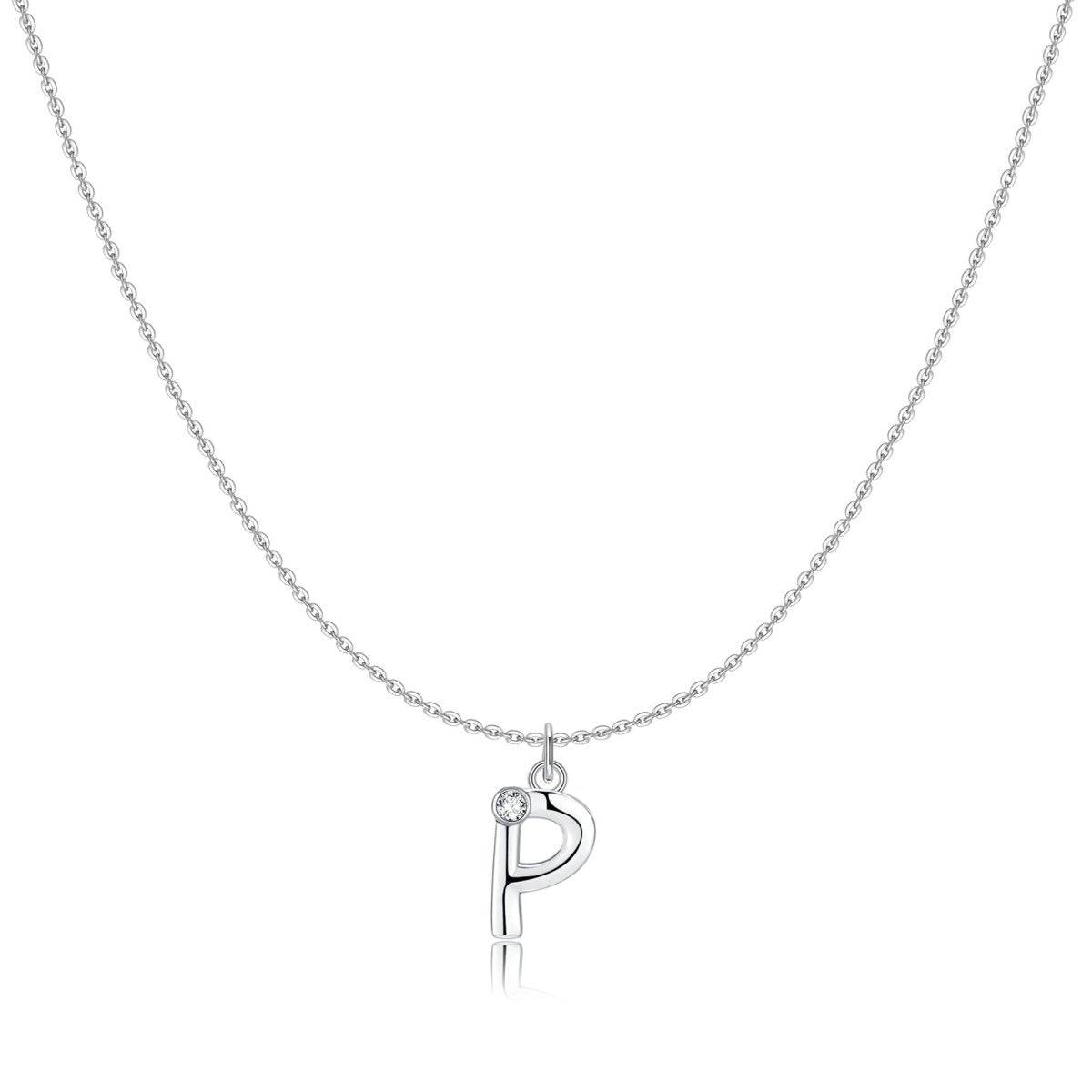 "Initial Glitter" Necklace - Milas Jewels Shop