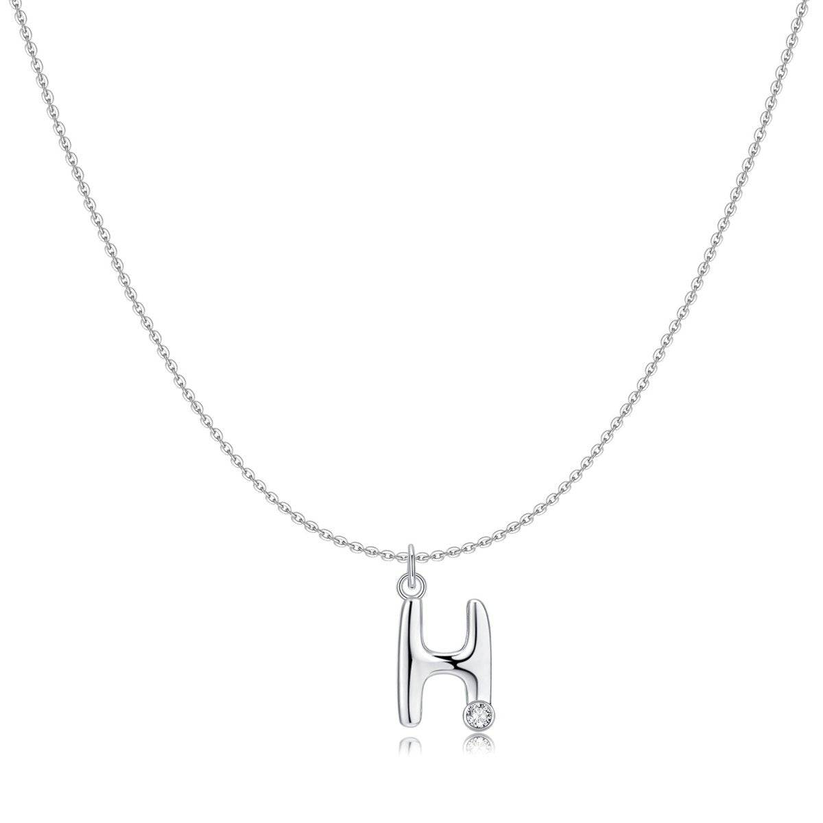 "Initial Glitter" Necklace - Milas Jewels Shop