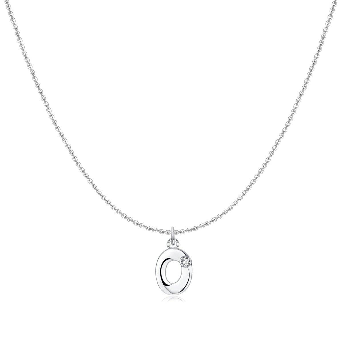 "Initial Glitter" Necklace - Milas Jewels Shop